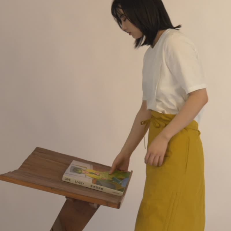 鹿造LUZAO 半身抽繩式可伸縮圍裙 職人工作服 - 圍裙 - 棉．麻 
