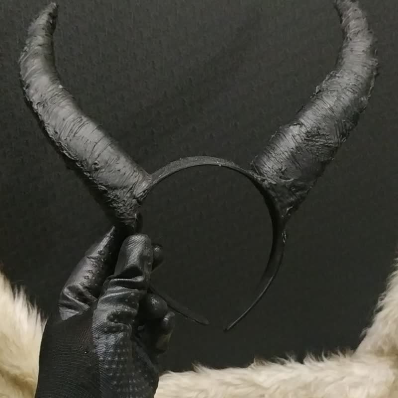 Witcher - Cosplay Horns - rim horns - rim with horns - Demon horns - Horns for C - Other - Other Materials Multicolor