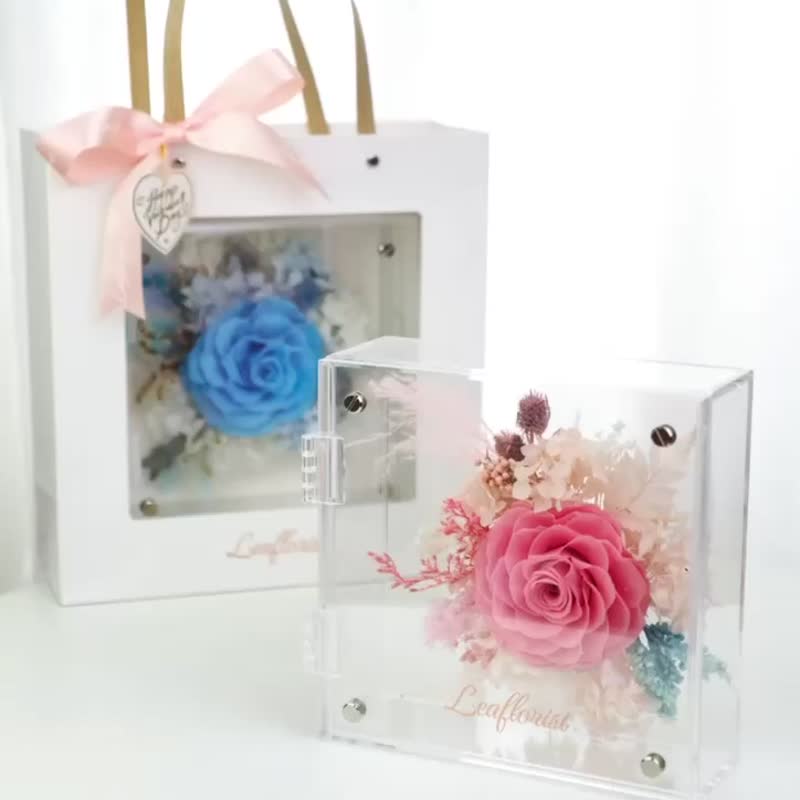 Preserved Flower Transparent Photo Frame Free Printable Photos - Picture Frames - Plants & Flowers Multicolor