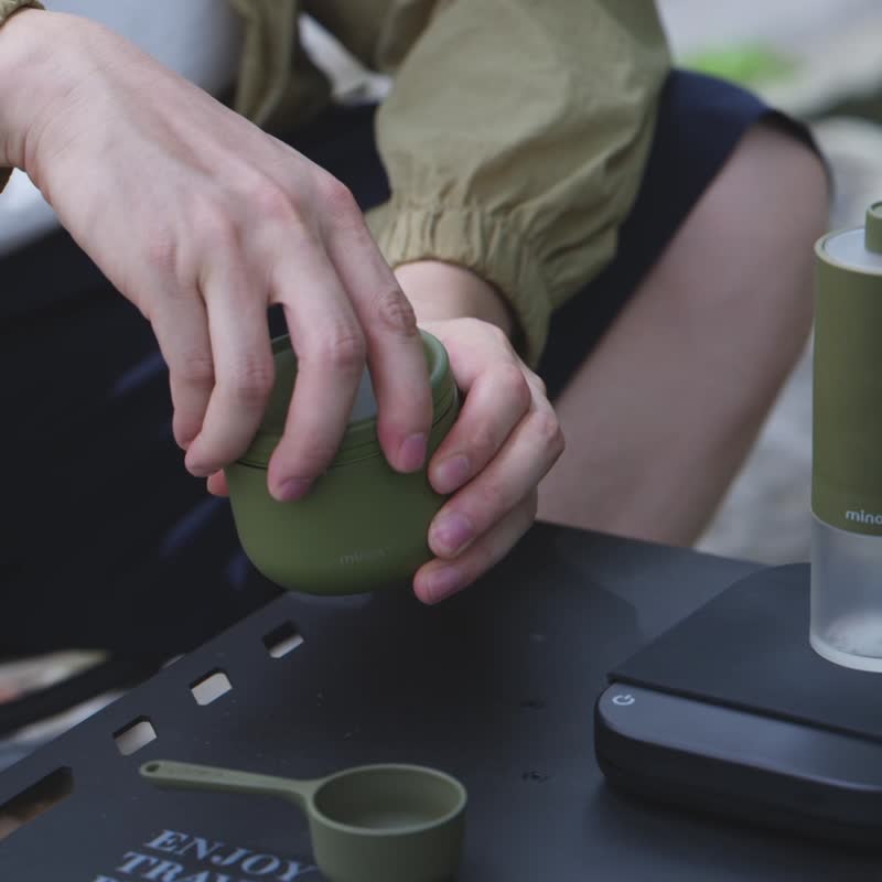 Minos Explore Outdoor Bean Storage Jar - Coffee Pots & Accessories - Stainless Steel 