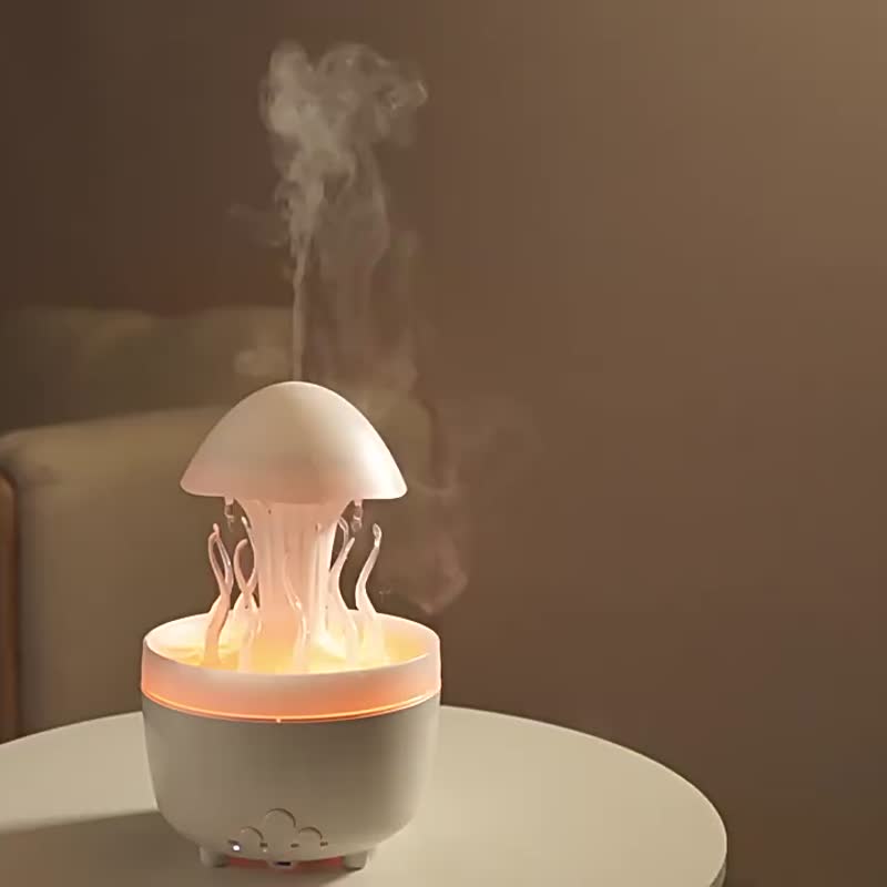 【品菲特PINFIS】雨滴香氛機水草舞動加濕器(送天然精油2入) - 香氛/精油/擴香 - 塑膠 