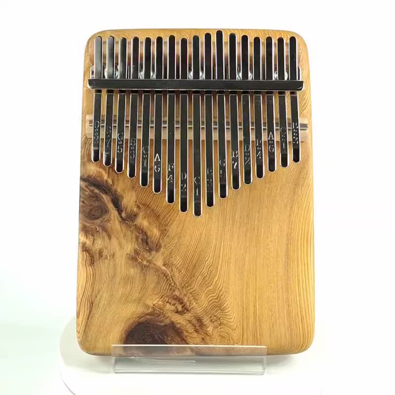台灣紅檜拇指琴/17音拇指琴/KALIMBA - 吉他/樂器 - 木頭 咖啡色