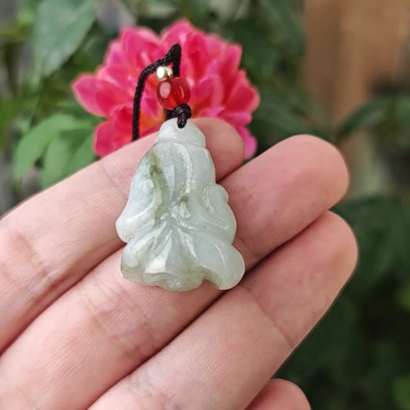 Natural Burmese Jadeite Pendant Necklace Product A - Necklaces - Gemstone 