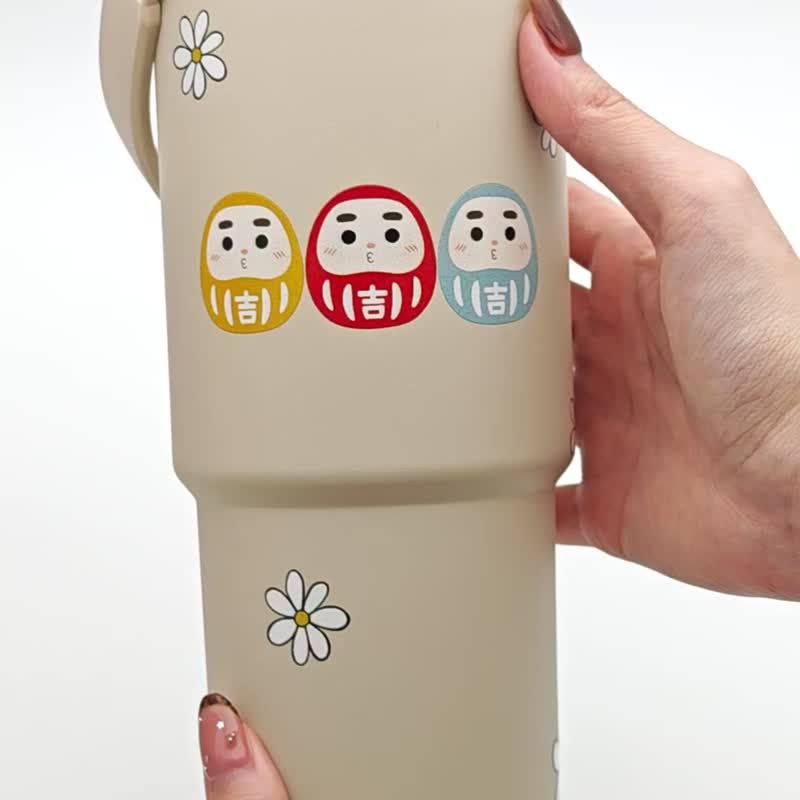【Dagang Long Tan Ji】Ceramic Tumbler with Handle - กระบอกน้ำร้อน - วัสดุอื่นๆ 