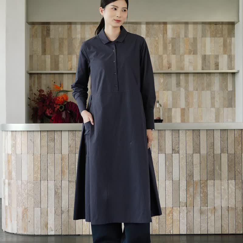 鹿造LUZAO Jumpsuit Women's - ชุดเดรส - ผ้าฝ้าย/ผ้าลินิน 