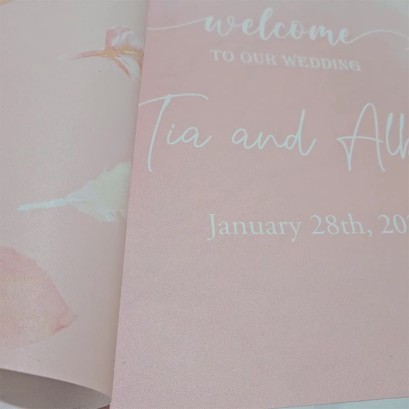 結婚簽名綢 婚禮簽名綢 禮金桌佈  婚禮簽到 簽名海報 簽名軸 - 海報/掛畫/掛布 - 其他材質 