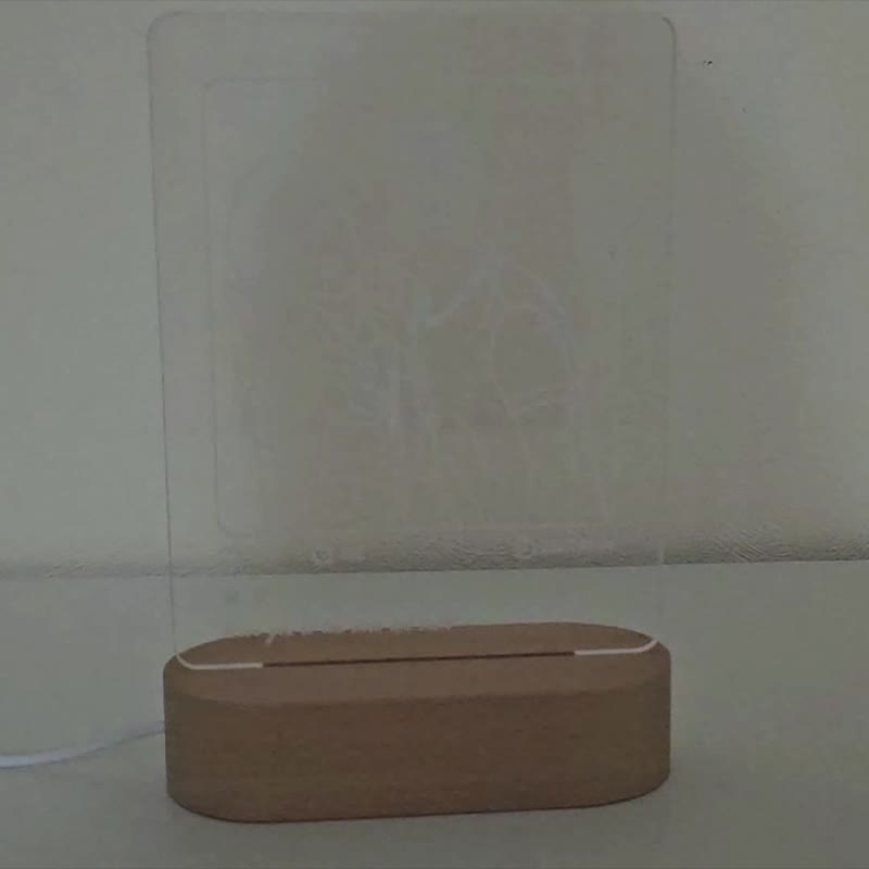 客製化夜燈 IG小夜燈 相片夜燈 定製禮物 星星小夜燈 似顏繪 - 燈具/燈飾 - 壓克力 
