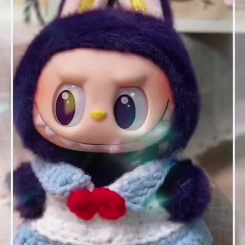 【全港首個鉤織盲袋】水手服娃衣鉤織DIY盲袋 (共五款) - 編織/刺繡/羊毛氈/縫紉 - 其他材質 藍色