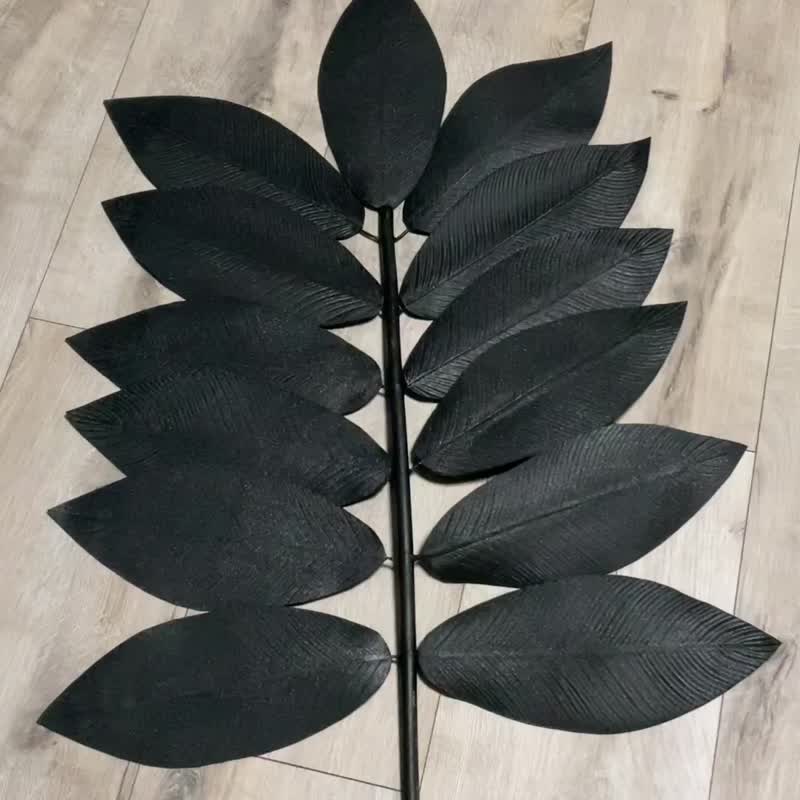 Exotic Leaves. Tropical Decor. Hawaiian Party. Extra Large Leaf. Shop Decoro - Other - Other Materials 