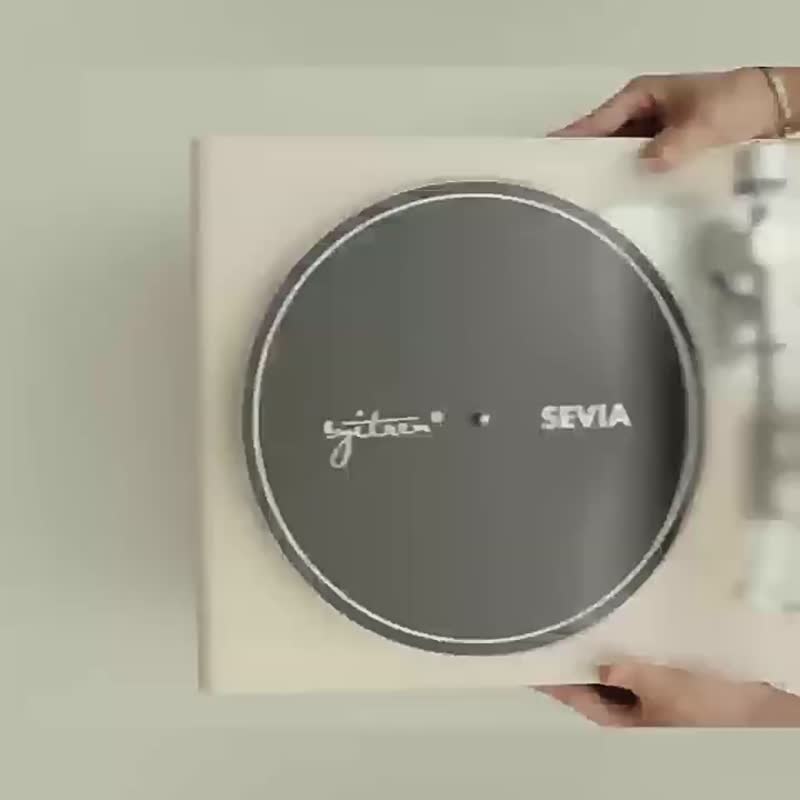 Hifi音質 高音質 一體式黑膠唱片機 內建喇叭 藍牙音響 皮質 - 科技小物 - 木頭 白色