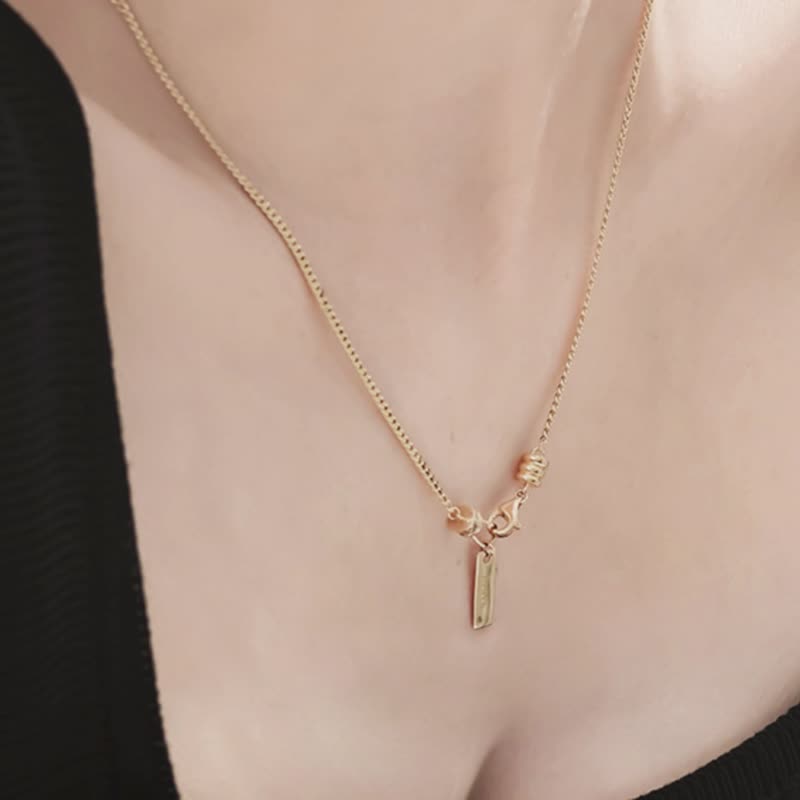 Brave Necklace - Necklaces - Precious Metals Gold