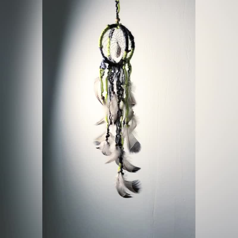 3D Dream Catcher (Double Ring) - Misty Forest - ของวางตกแต่ง - วัสดุอื่นๆ สีเขียว