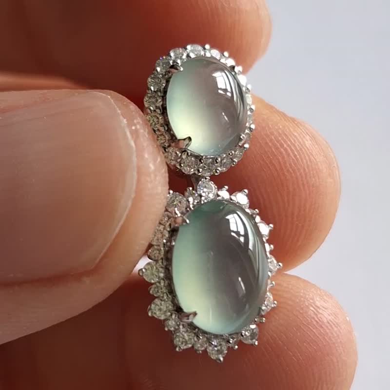 上品スタイル ❤️椭圆型翡翠ハングル アクセサリー - アクセサリー