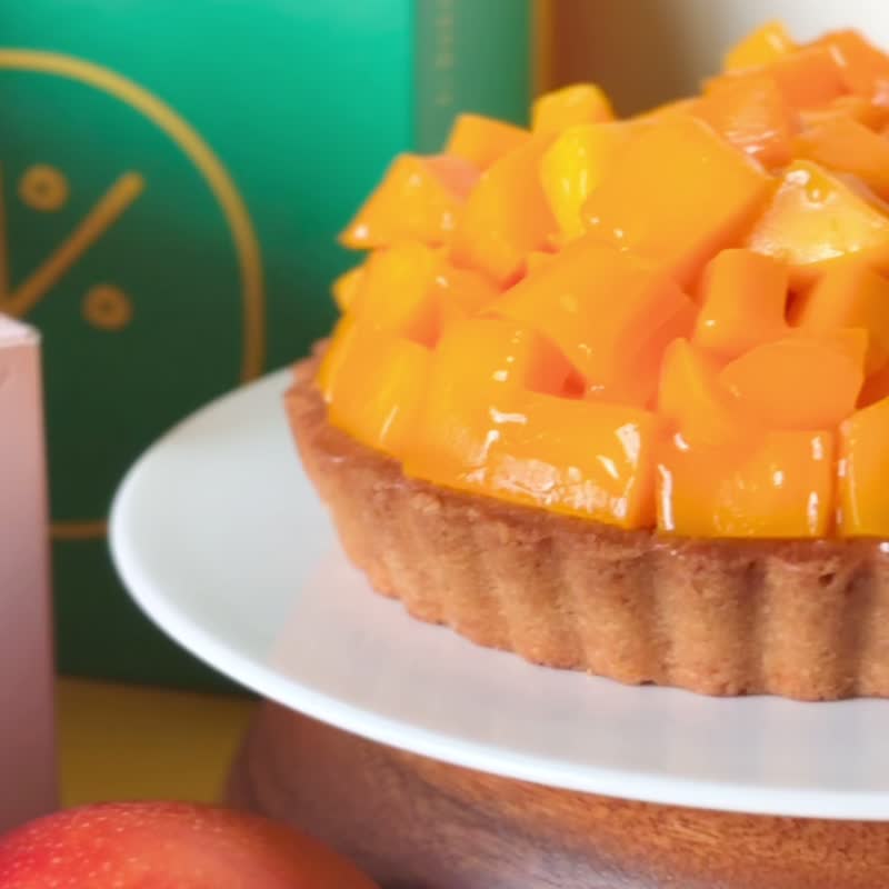 【1%bakery季節限定】夏日芒果塔/門市自取(可代寫小卡另加購) - 蛋糕/甜點 - 新鮮食材 橘色