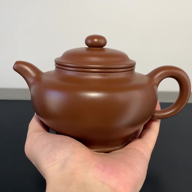 全手工 大亨掇只 紫泥 480cc 精工制作 原矿上乘紫泥 实用大气 - 茶壺/茶杯/茶具 - 陶 灰色