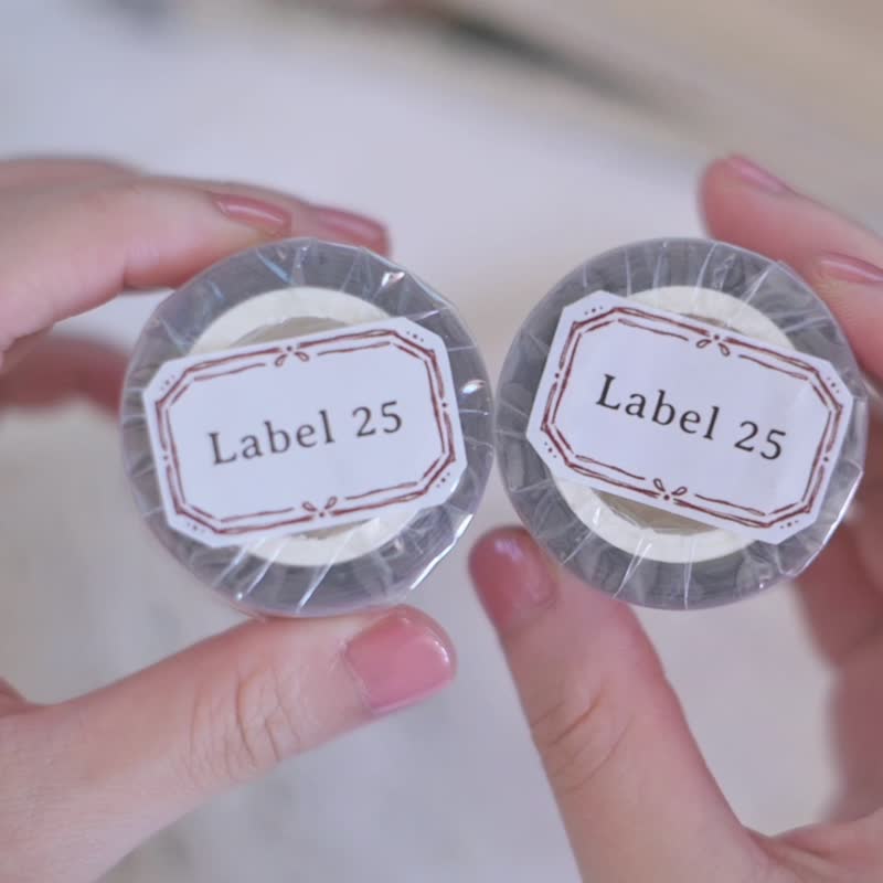 原創膠帶貼紙捲 label 25 玫瑰金標籤 - 紙膠帶/和紙/PET - 塑膠 