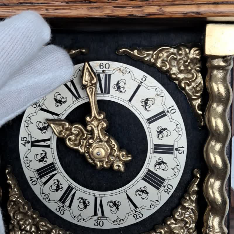 Zaanse Dutch Wall Clock Vintage Antique 8 day (Warmink WUBA Junghans Era) - 時鐘/鬧鐘 - 木頭 咖啡色