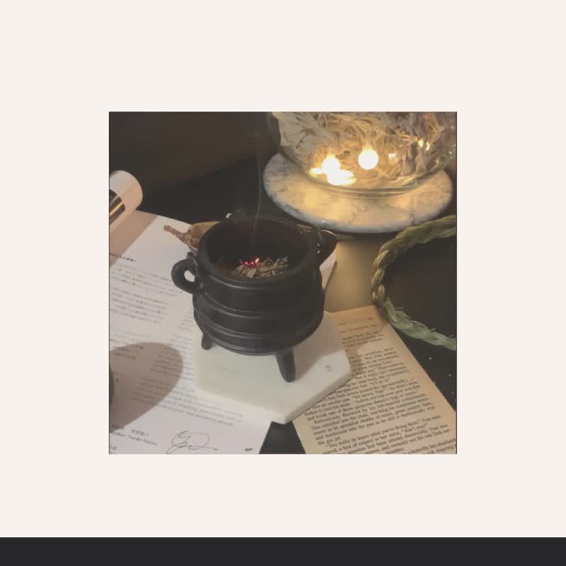 多用途超耐用超好用鐵盆 鐵釜 無符號 五芒星 三位一體 條紋 - 其他家具 - 其他材質 黑色