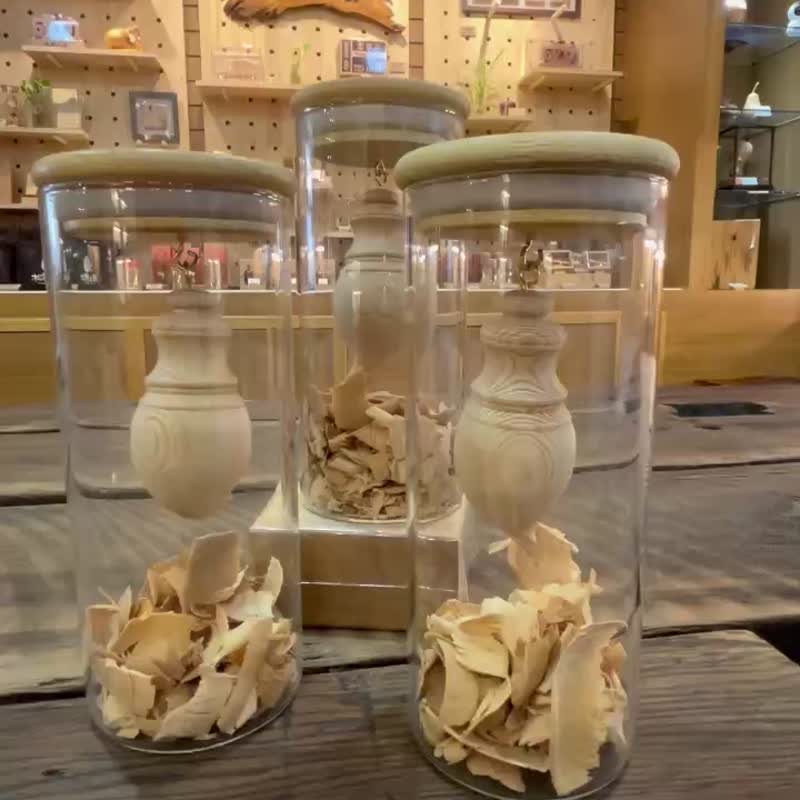 Q version hanging Wenchang pen丨Taiwan cypress丨Attract wealth, blessings and peace丨Office desk small items - Items for Display - Wood 