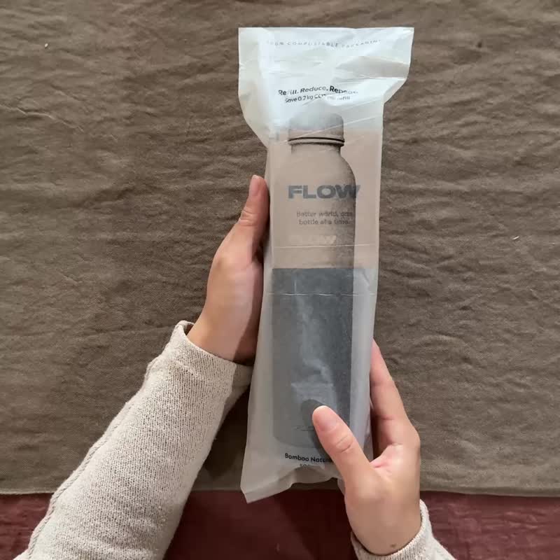 FLOW 環保水壺 / 500ml 水瓶/ 台灣製造 / 碳黑 - 水瓶/水壺 - 環保材質 黑色