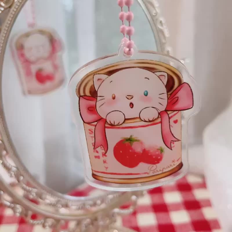 アクリルキーホルダー Cat Me if You Can - チャーム - アクリル 多色