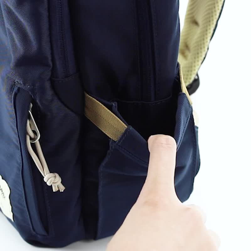 旅行防盜收納王背包防潑水筆電包 筆記型電腦 後背包 電腦包 收納 - 背囊/背包 - 尼龍 藍色