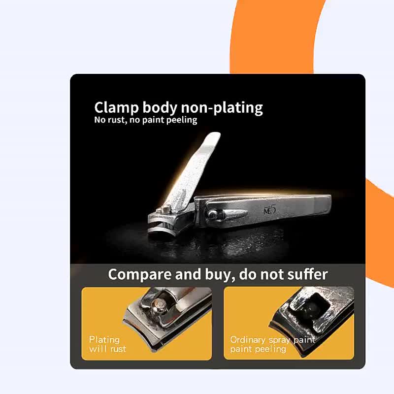 【ME5】 3D Stereoscopic Nail Clipper (Large) - Global Lifetime Warranty - Other - Stainless Steel Silver