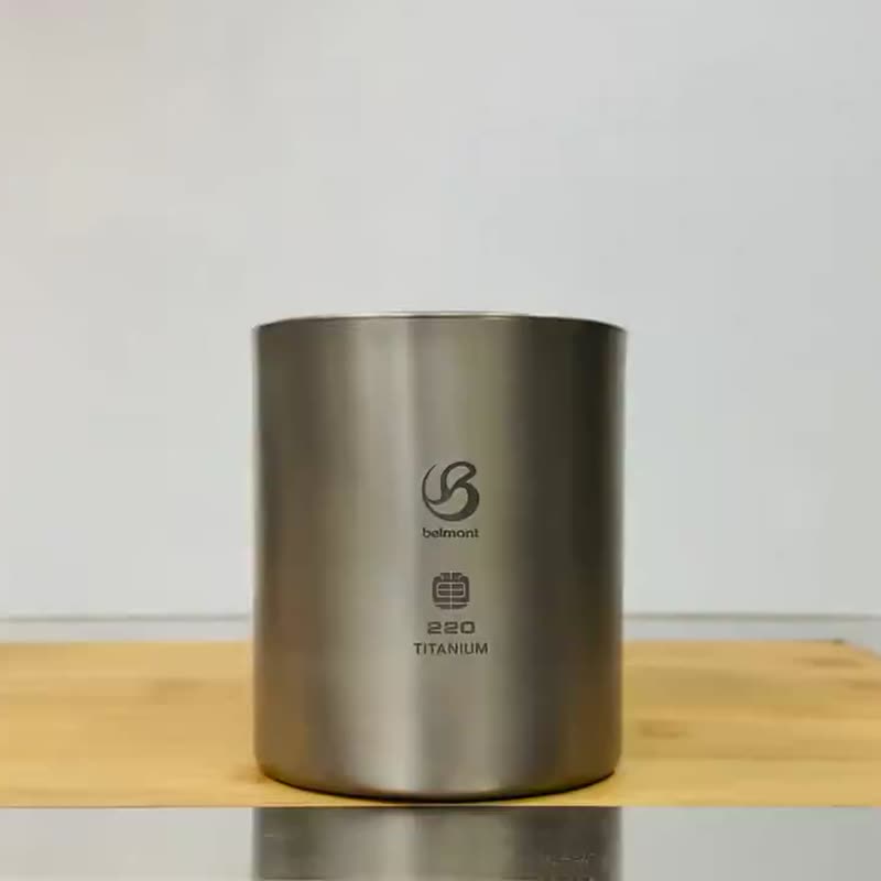 Japan belmont insulated double-layer titanium cup 220ml - Mugs - Other Metals 