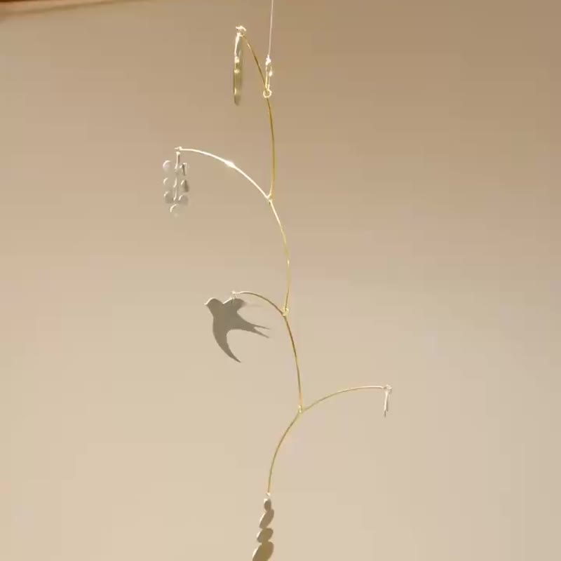 恬日 - 壓克力黃銅平衡掛飾 五件組 - 擺飾/家飾品 - 銅/黃銅 金色