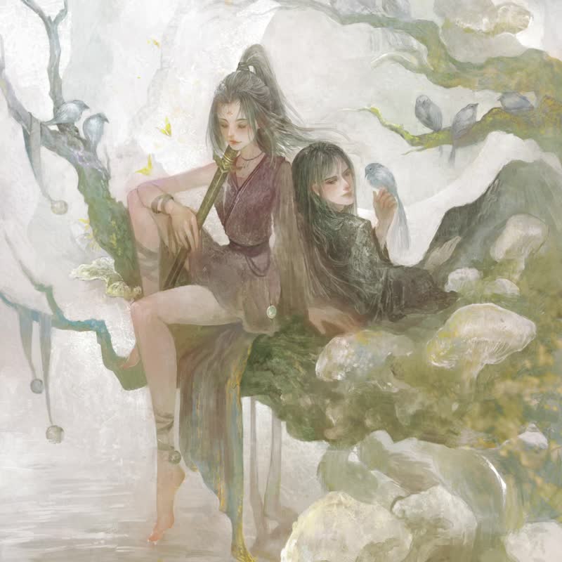 【電繪】非商用驚喜包大插畫 單人 雙人全張插畫 結婚插畫 似顏繪 - 電子似顏繪/繪畫/插畫 - 其他材質 
