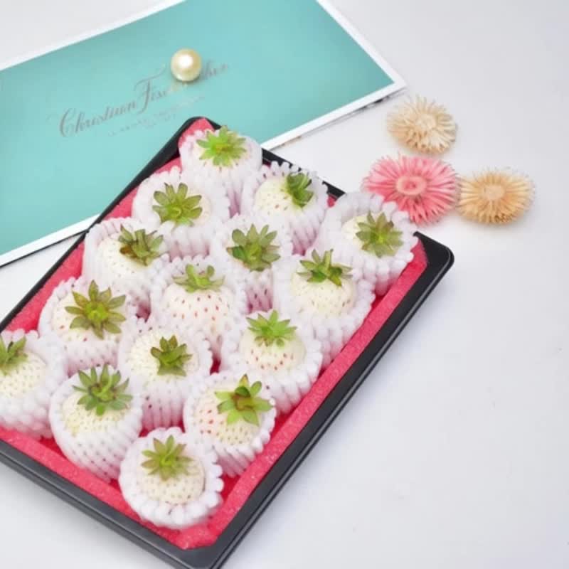 【白草莓】草莓界愛馬仕 / 新鮮現採 / 禮盒 / (100g/盒) - 其他 - 新鮮食材 粉紅色