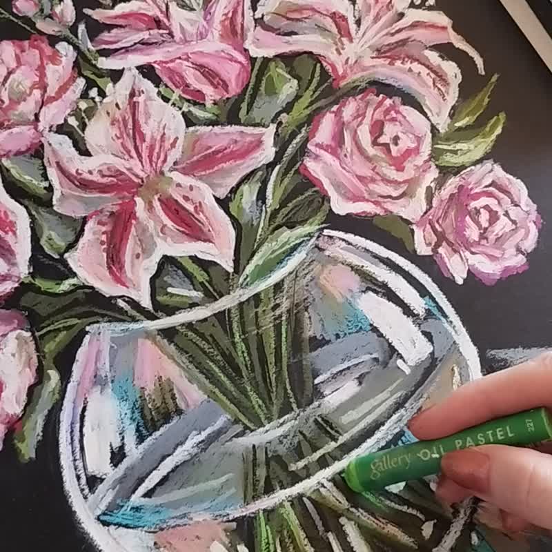 花の絵　花束　花　フラワー　フラワーアレンジ　版画　絵画　アートフラワー 額装花の絵 フランス フラワー フラワーアレンジ 版画 アクリル