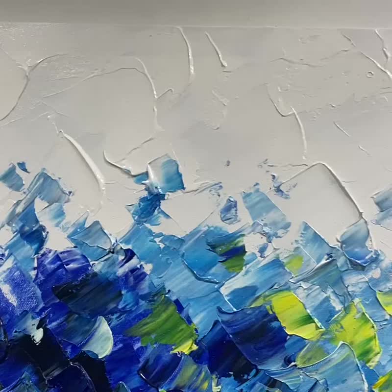 森の油絵/抽象画/オリジナルグッズ/装飾画/壁掛け絵画/リビング