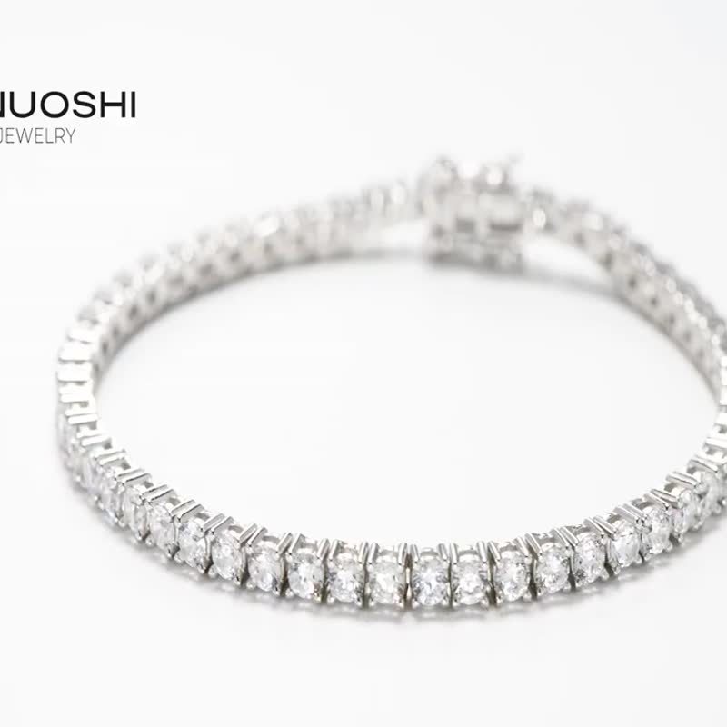 3mm High Carbon Diamond Bracelet - Bracelets - Diamond 