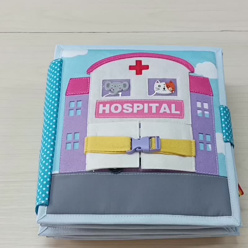 寵物醫院安靜書 - 寶寶/兒童玩具/玩偶 - 其他人造纖維 