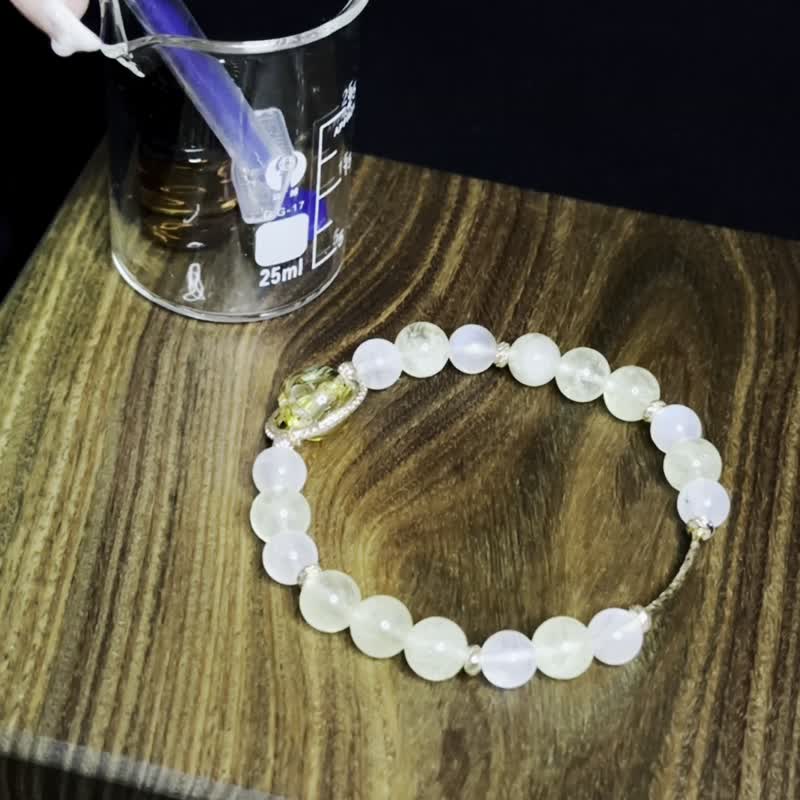 Lénzia Custom Fragrance Core Bracelet – Clear Moon Whisper - Bracelets - Crystal 