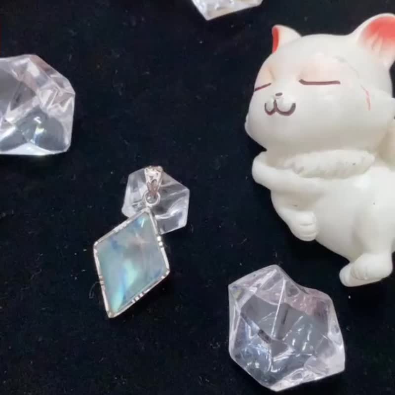 菱心。 - 項鍊 - 水晶 