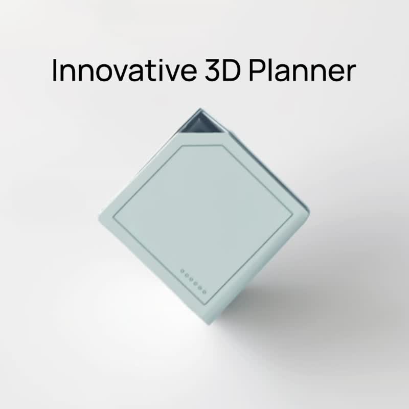 Cubic Planner プランナー/再利用可能なメモ/科学的な時間管理方法/ノート/ - ノート・手帳 - シリコン 