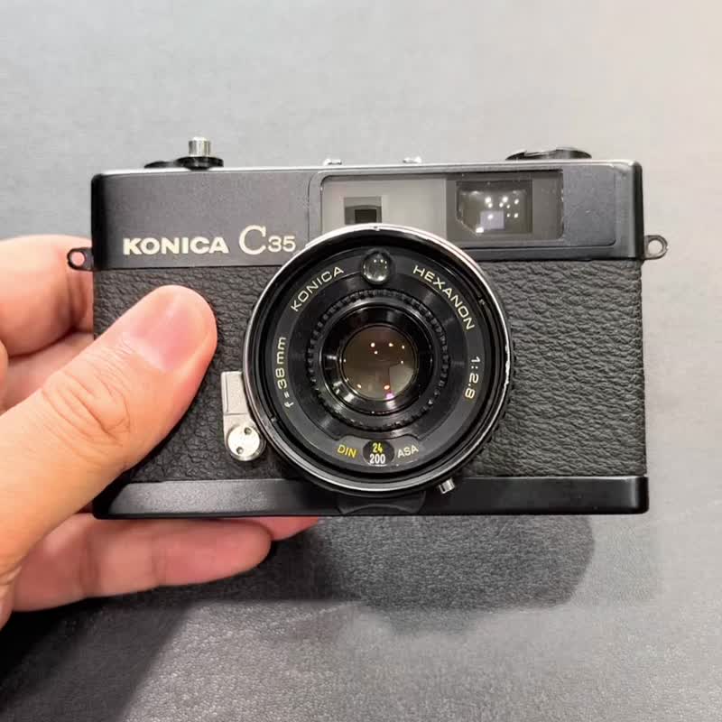 135 フィルム コニカ C35 レアブラックフィルム カメラ 80% 新品固定焦点レンズ 38mm - ショップ marsprince カメラ・チェキ  - Pinkoi