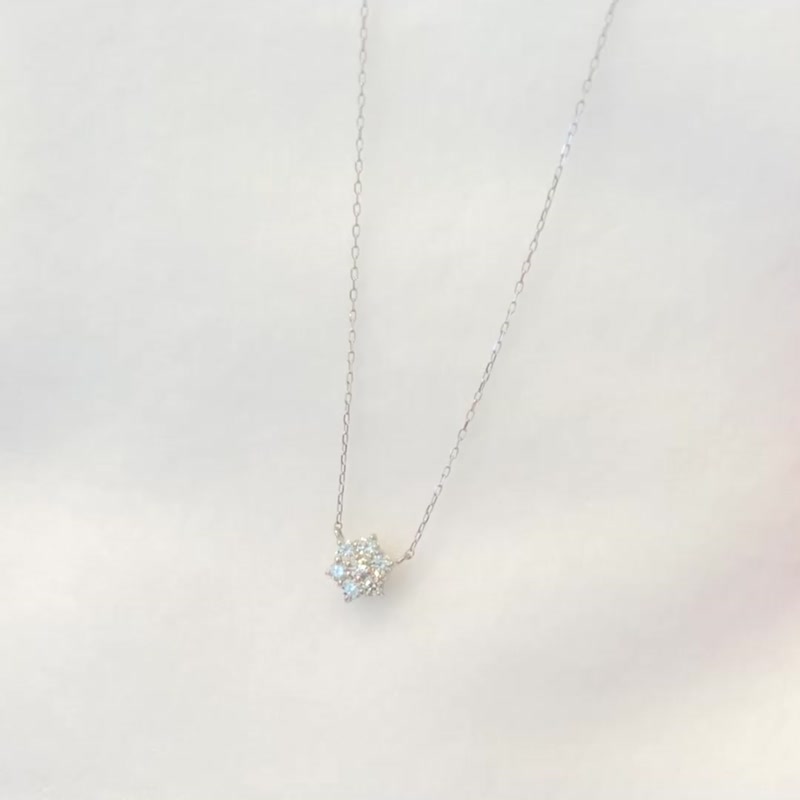 鑽石(Heart and Cupid)項鍊 20分 日本製造 - 項鍊 - 寶石 