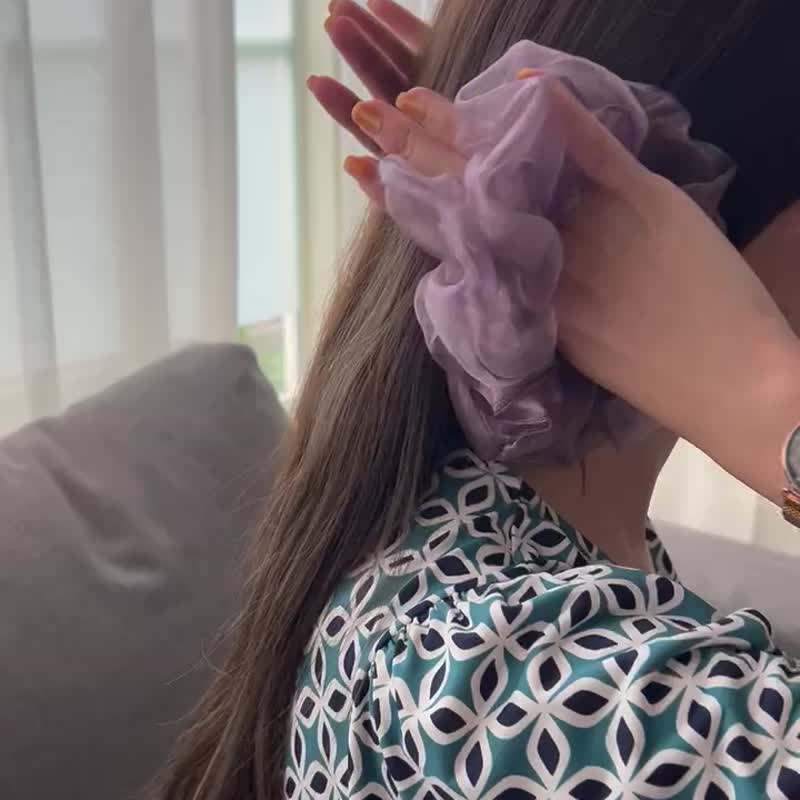 葡萄 多娜茲髮圈 - 髮飾 - 聚酯纖維 紫色