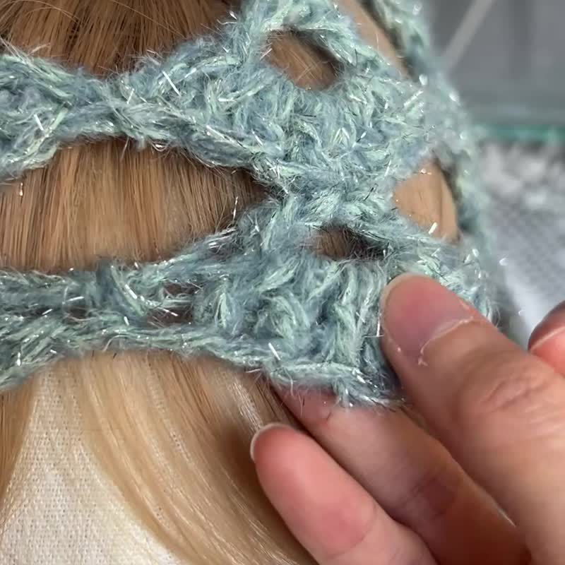 鉤織冷帽 編織帽 鈎織帽 帽子 鉤織 編織 鈎織 - 帽子 - 其他材質 