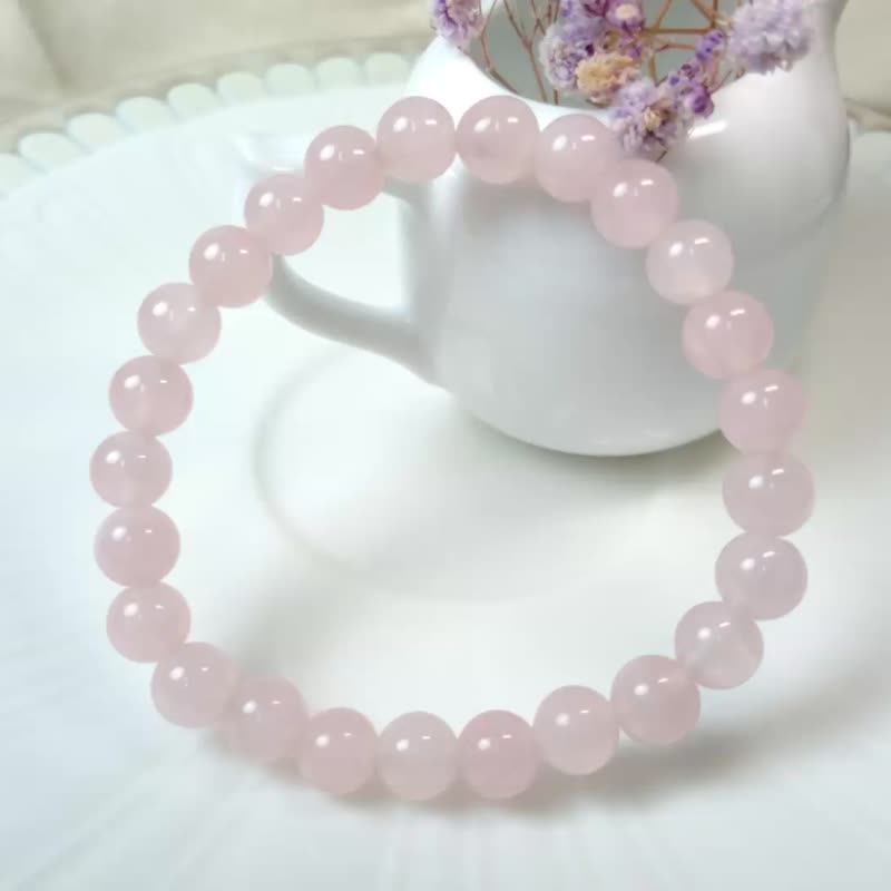 Christmas gift box|Bracelet bead string design pink crystal - สร้อยข้อมือ - คริสตัล สึชมพู