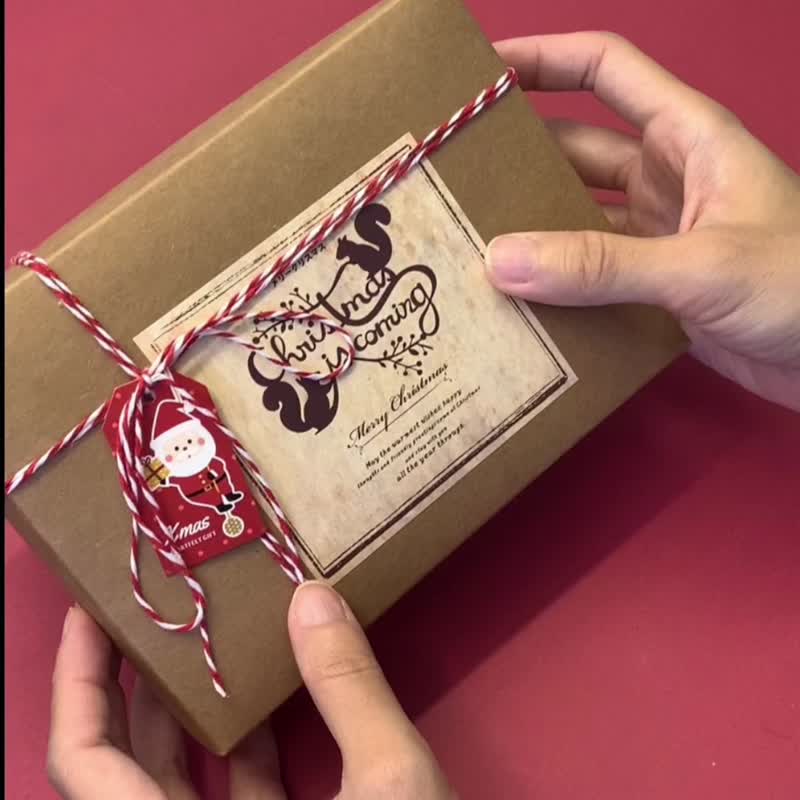 【SOAPaholic】Christmas Handmade Two Soap Gift Box - Soap - Other Materials 