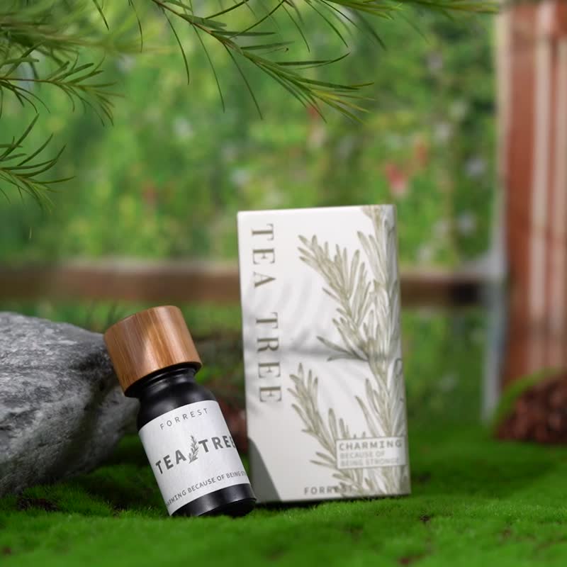 Tea Tree Fragrance Essence - a plant-only diffuser fragrance - น้ำหอม - น้ำมันหอม สีดำ