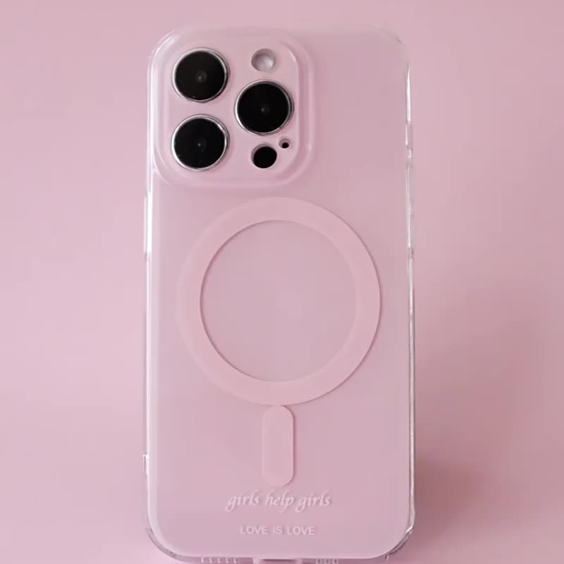 Girls Help Girls Iphone Case - เคส/ซองมือถือ - ซิลิคอน สึชมพู