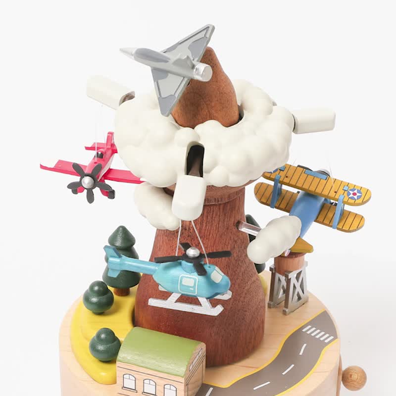 【Propeller Plane】Double Around Up and Down | Wooderful life - Items for Display - Wood Multicolor