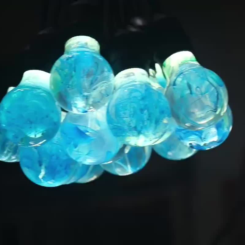 流光宇宙系列 色彩繫手繪燈泡 原創樹脂實心藝術小夜燈氣氛燈床頭 - 燈具/燈飾 - 樹脂 多色