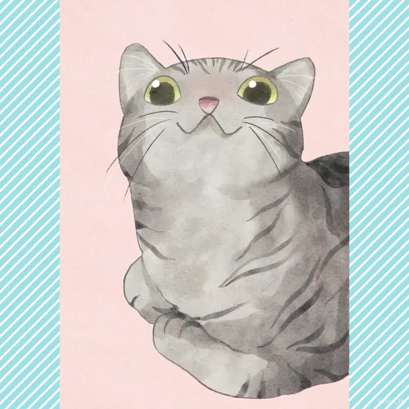 Custom Pet Portrait - 電子似顏繪/繪畫/插畫 - 其他材質 