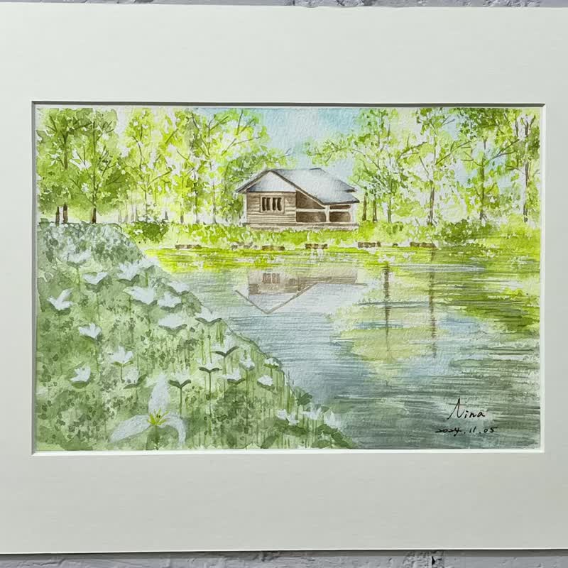 清新田園-水彩畫 - 海報/掛畫/掛布 - 紙 